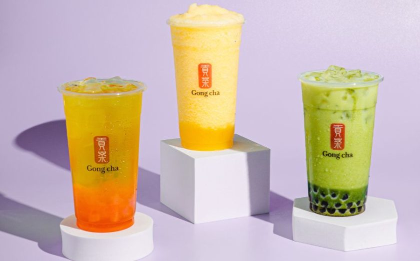 Gong Cha franchise beverage options