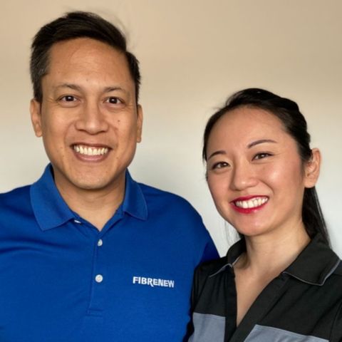 Sam and Lisa Orpilla, Fibrenew franchise owners