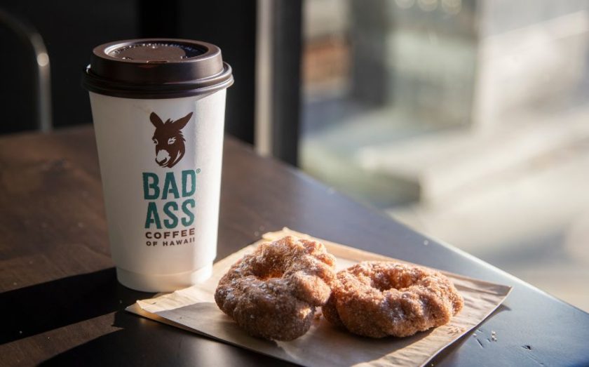 Food from Bad Ass Coffee franchise