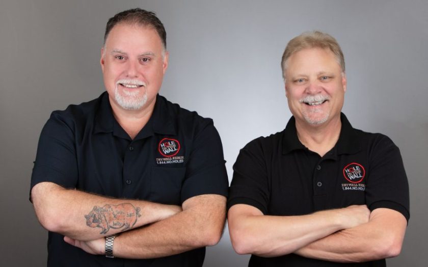 Bill DeMent and James Groves, Hole in the Wall Drywall Repair