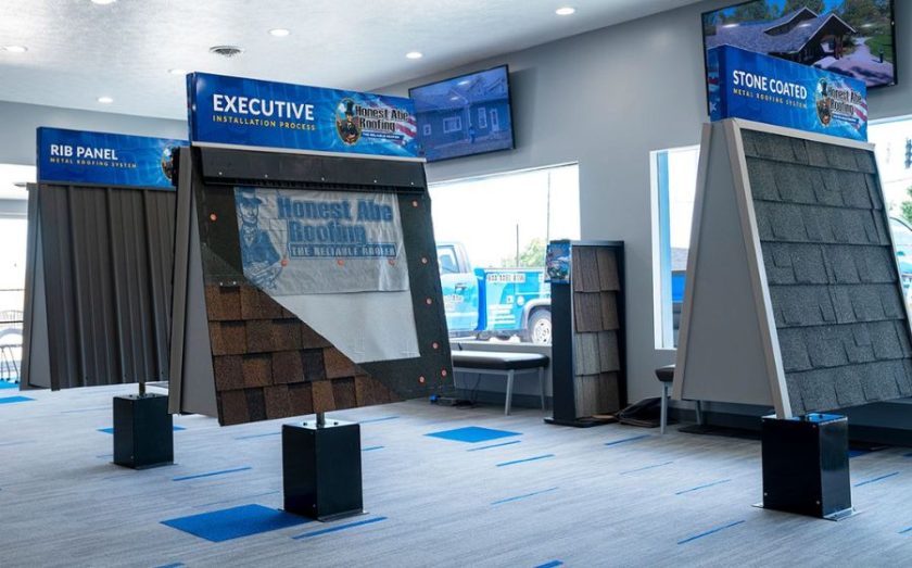 Interior of Honest Abe Roofing franchise EDITED