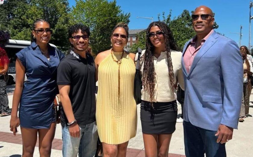 Next Day Access franchise owner Bruce Patterson and his family