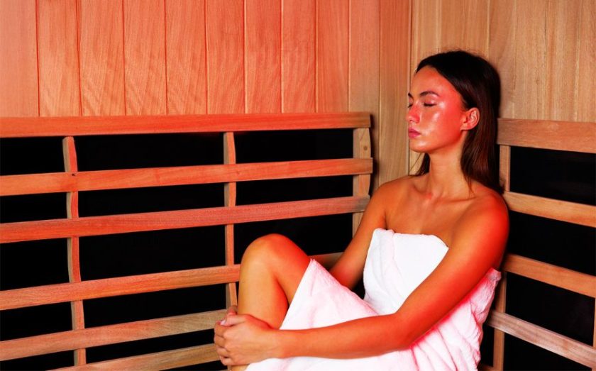 Client at Perspire Sauna Studio franchise