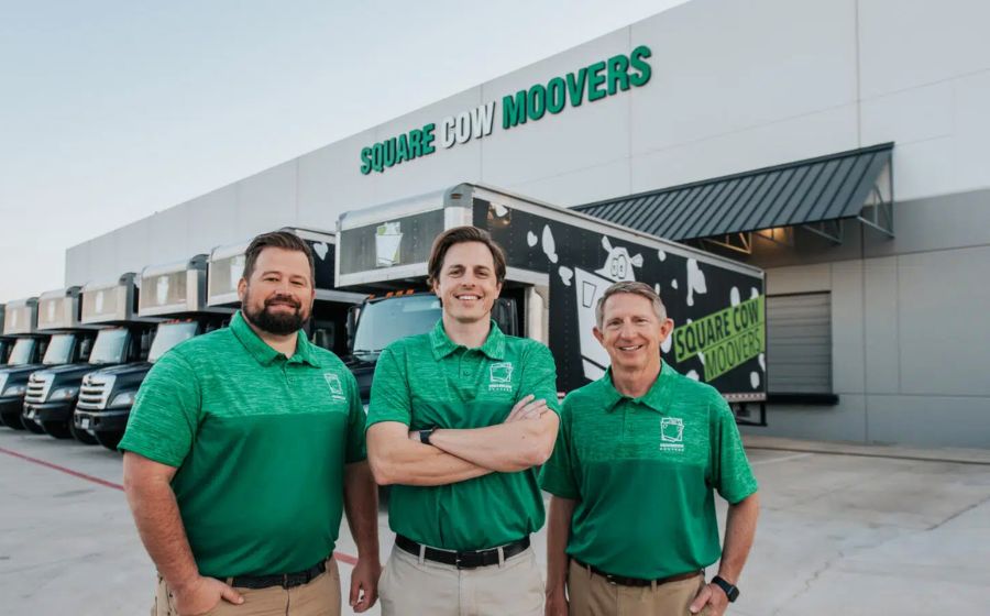 Square Cow Moovers co-founders Derek Mills, and Wade and Wayne Lombard