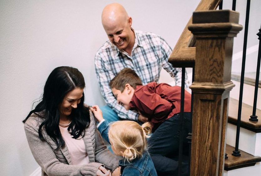 Floor Crafters founder Shaun Bezuidenhout with family