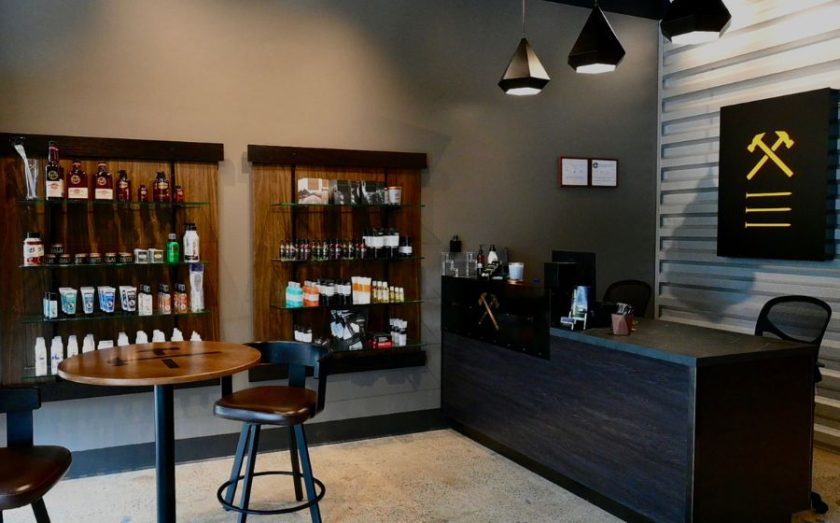 Lobby at Hammer & Nails franchise