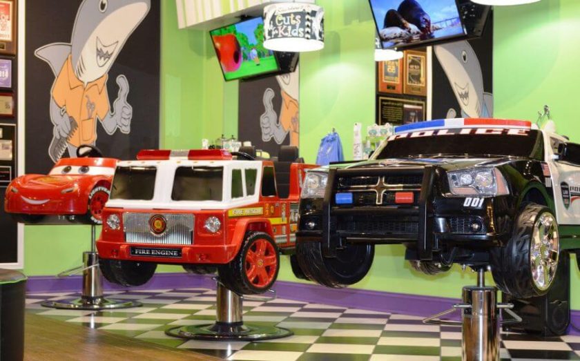 Sharkey's Cuts for Kids franchise CARS