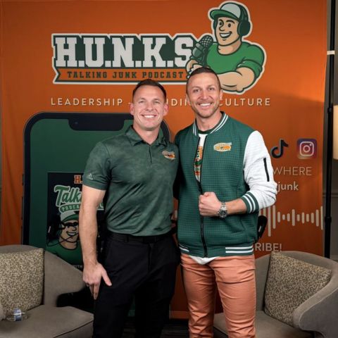 College HUNKS Franchisee Tom Hughes with founder Nick Friedman