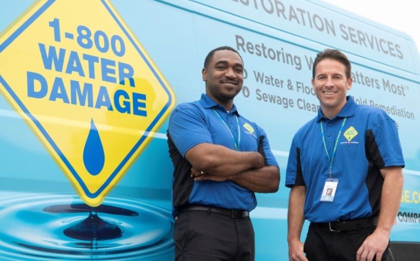 1 800 WATER DAMAGE,  BELFOR Franchise Group brand
