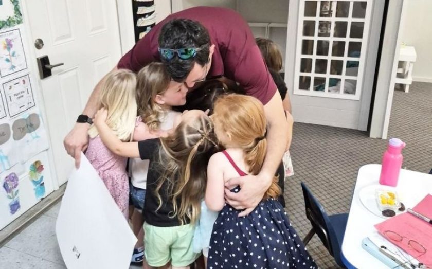 Building Kidz franchisee Bobby Pierce and kids