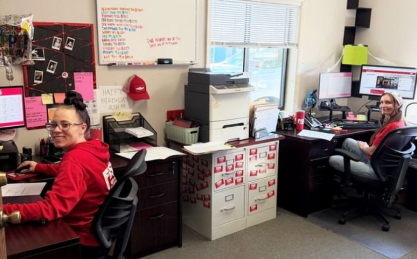 Team at FISH franchisee Tom Schwab's business