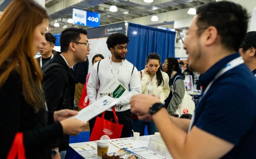 Attendees at an MFV expo
