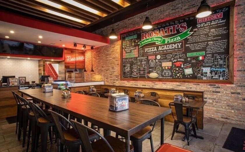 Interior of Rosati's Pizza franchise FINAL