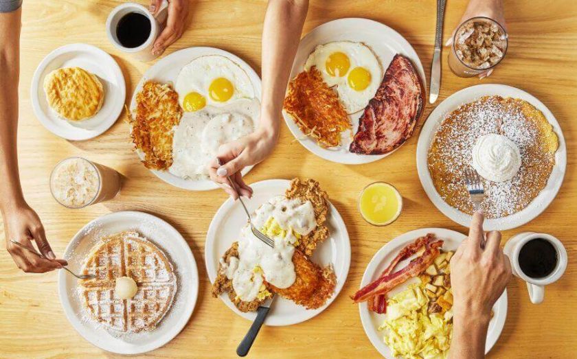 Tablescape from The Big Biscuit franchise