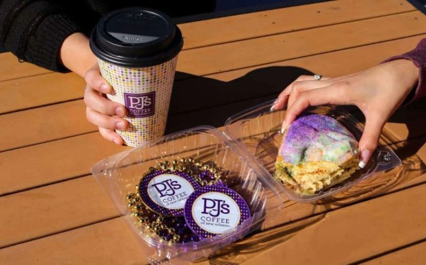 Food Options from PJs Coffee franchise